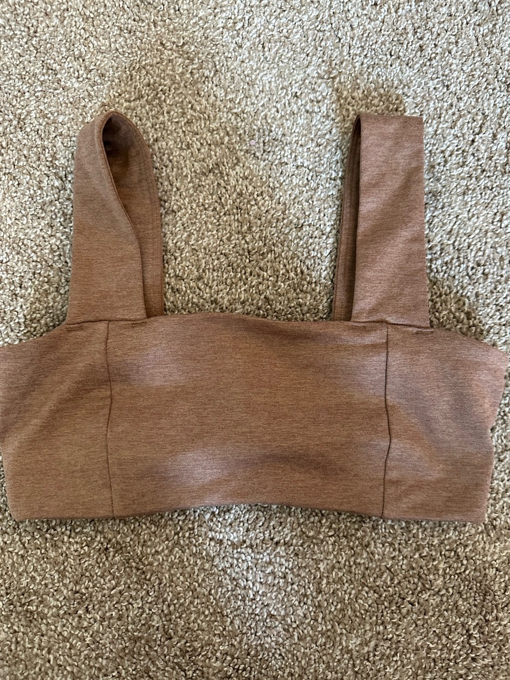 Old Navy Square-Neck Crop Tank Top - Brown